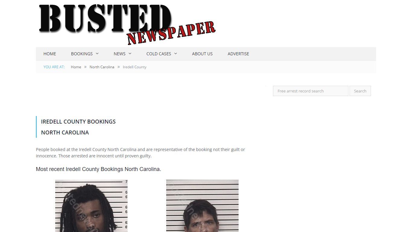 Iredell County, NC Mugshots - BUSTEDNEWSPAPER.COM